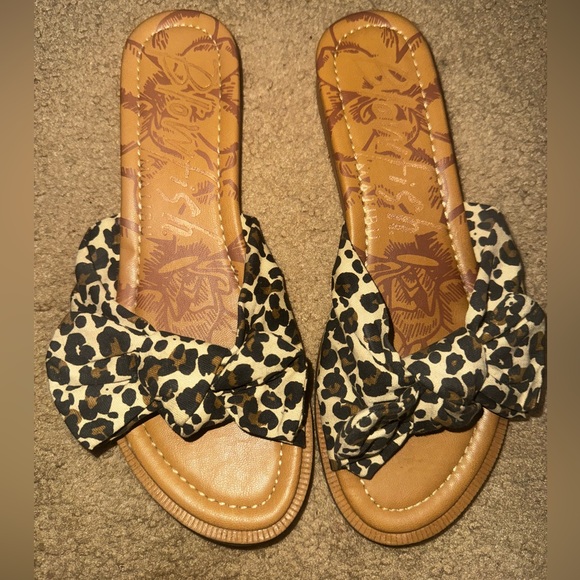 Leopard Print Blowfish Malibu Sandals - Picture 3 of 4